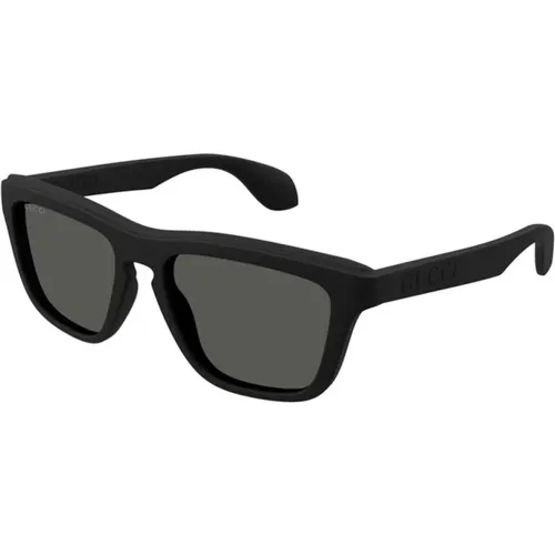 Schwarze Graue Sonnenbrille Gg1571S 001 - Gucci - Modalova