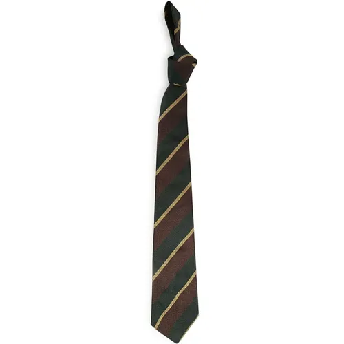 Brown Silk Ties for Men , male, Sizes: ONE SIZE - Ralph Lauren - Modalova