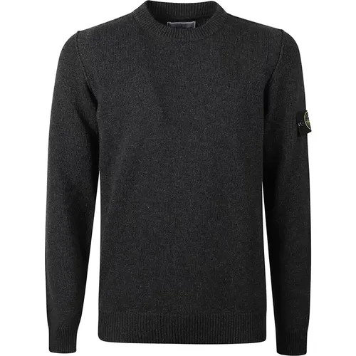 Stylischer Strickpullover für Männer , Herren, Größe: M - Stone Island - Modalova