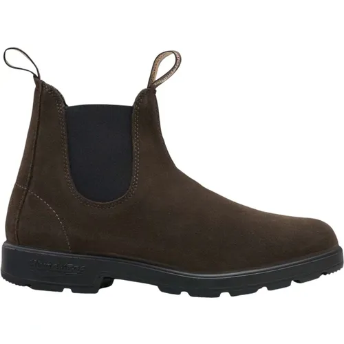 Suede Ankle Boots , male, Sizes: 6 UK, 9 1/2 UK, 10 UK, 9 UK, 11 UK, 8 1/2 UK, 10 1/2 UK, 6 1/2 UK, 7 1/2 UK, 7 UK, 8 UK - Blundstone - Modalova