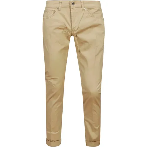 Slim Fit Trousers , male, Sizes: W30, W33 - Dondup - Modalova