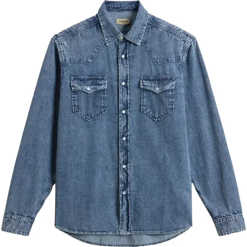 Denim Western Hemd Woolrich - Woolrich - Modalova