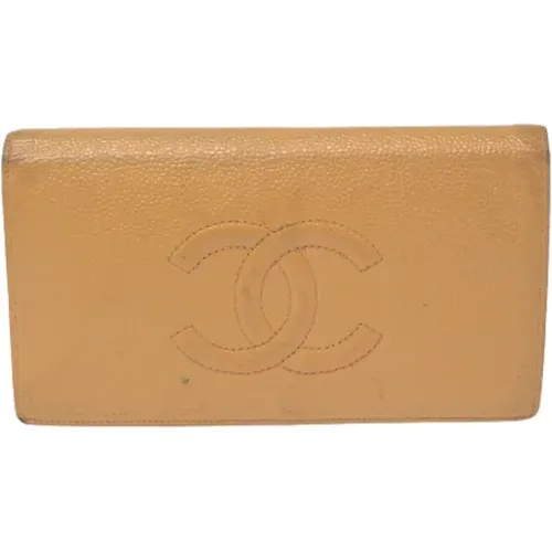 Pre-owned Leather wallets , female, Sizes: ONE SIZE - Chanel Vintage - Modalova