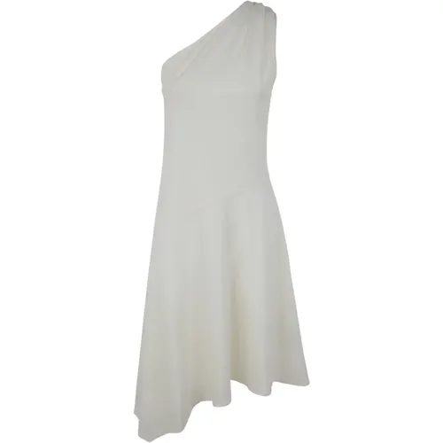 Elegantes Elastisches Elfenbein Kleid , Damen, Größe: 2XS - JW Anderson - Modalova