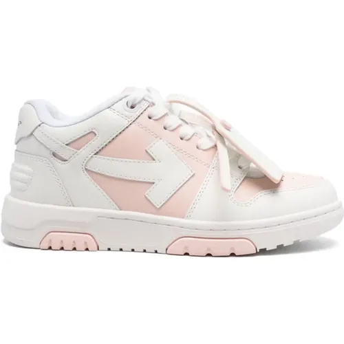 Off , Weiße Sneakers mit Farbblock-Design , Damen, Größe: 38 1/2 EU - Off White - Modalova