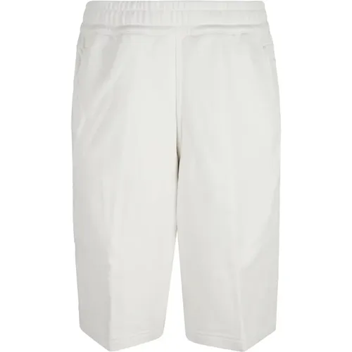 Stilvolle weiße Baumwoll-Logo-Shorts , Herren, Größe: S - Burberry - Modalova