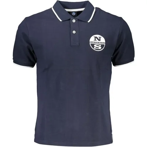 Cotton Polo Shirt with Short Sleeves , male, Sizes: M, S - North Sails - Modalova