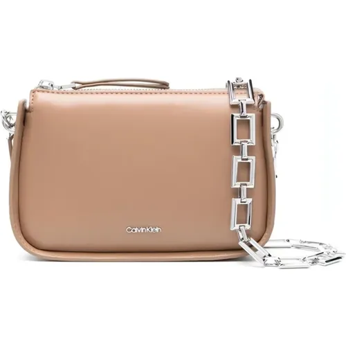 Archival chain crossbody xs , female, Sizes: ONE SIZE - Calvin Klein - Modalova