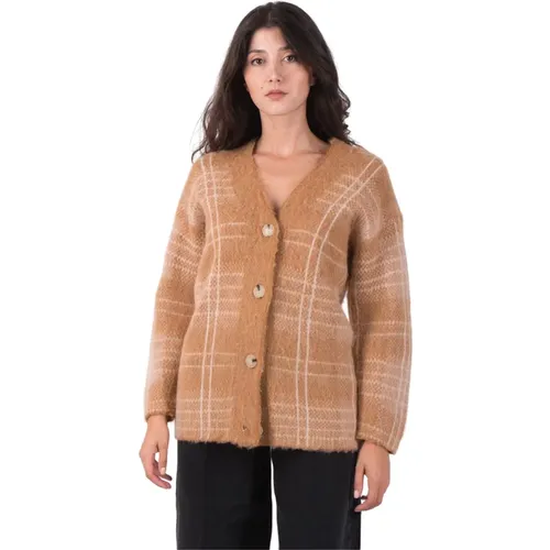 Stylish Plaid Cardigan , female, Sizes: XS/S - Vince - Modalova