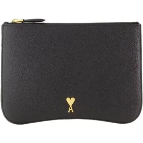 Leather handbags , female, Sizes: ONE SIZE - Ami Paris - Modalova
