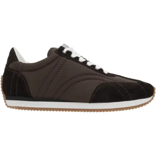 Low-Top Sneakers Nylon Suede , female, Sizes: 3 UK, 5 UK, 8 UK - TotêMe - Modalova