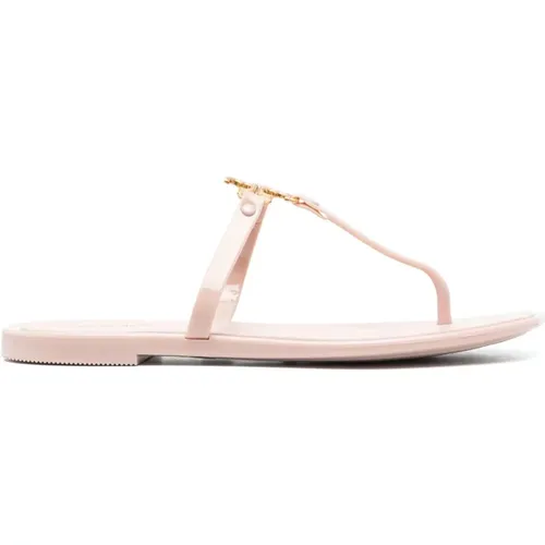 Rosa Elegante Offene Mules Jelly Schuhe , Damen, Größe: 40 EU - TORY BURCH - Modalova