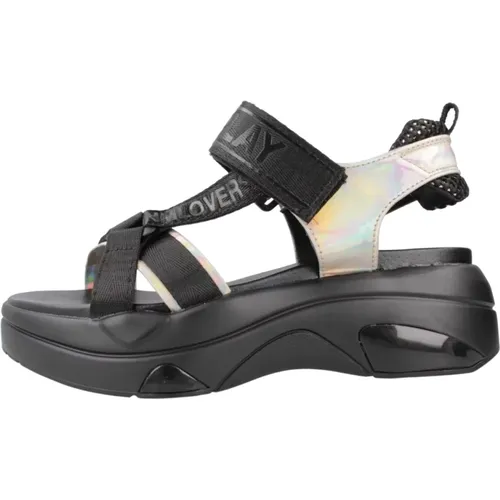 Stilvolle Flache Sandalen für Frauen , Damen, Größe: 39 EU - Replay - Modalova