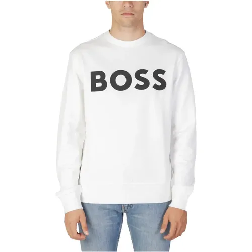 Basic Crew Sweatshirt , male, Sizes: L, XL - Boss - Modalova