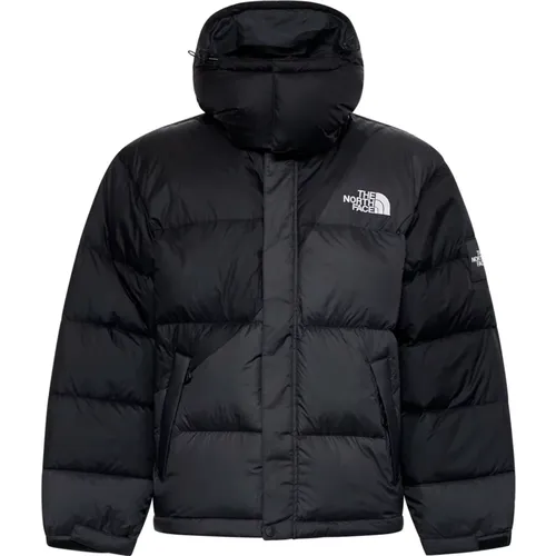 Gepolsterte Pufferjacke mit hohem Kragen , Herren, Größe: S - The North Face - Modalova