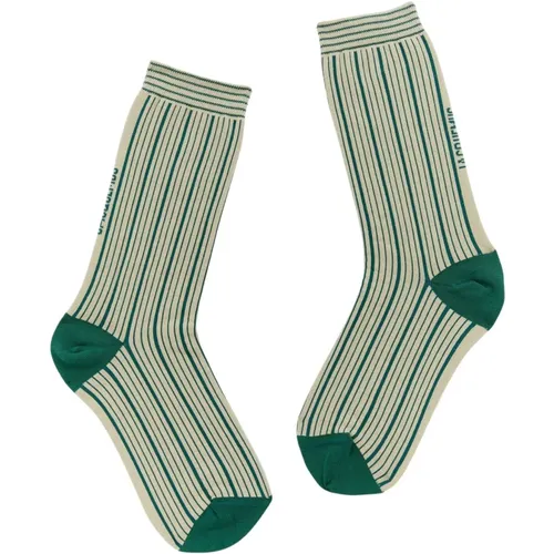 Gestreifte Baumwollmischung Socken , Herren, Größe: S - Jacquemus - Modalova