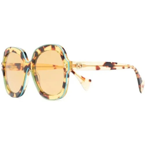 Gg1240S 003 Sonnenbrille , Damen, Größe: 57 MM - Gucci - Modalova