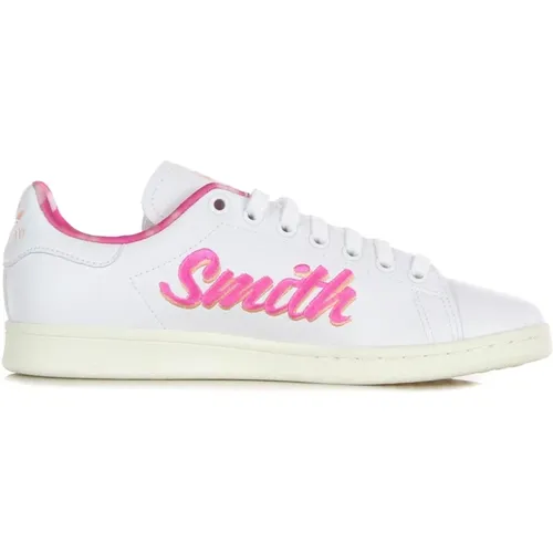 Stan Smith Low-Top Sneaker Pink/ , male, Sizes: 10 UK, 9 1/3 UK, 11 1/3 UK, 12 UK - Adidas - Modalova