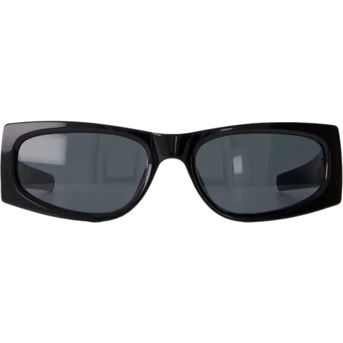 Schwarze Acetat-Sonnenbrille - SL M140 - Saint Laurent - Modalova