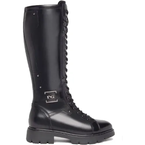 Over-knee Boots , female, Sizes: 3 UK, 7 UK - Nerogiardini - Modalova