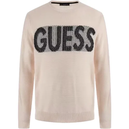 Crew Neck Sweater , Herren, Größe: XS - Guess - Modalova