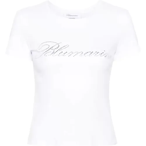 T-Shirts & Polos for Women , female, Sizes: M, S, L - Blumarine - Modalova