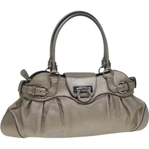 Pre-owned Leather handbags , female, Sizes: ONE SIZE - Salvatore Ferragamo Pre-owned - Modalova