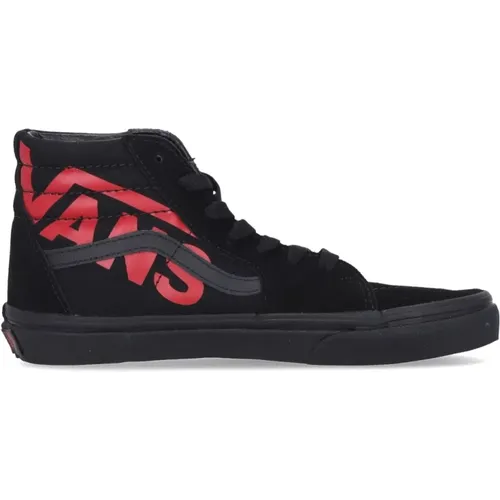 High Top Sk8-hi Logo Shoes /red , male, Sizes: 4 UK, 2 UK, 3 UK, 5 UK, 1 UK - Vans - Modalova