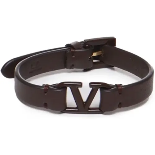 Vlogo Armband - Verstellbarer Verschluss - Metall-Logo , Damen, Größe: ONE Size - Valentino Garavani - Modalova