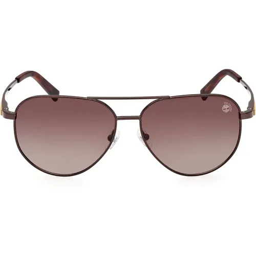 Polarized Navigator Sunglasses Metal , unisex, Sizes: 60 MM - Timberland - Modalova