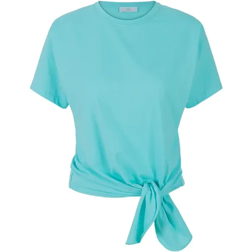 Kurzarm Knoten Shirt , Damen, Größe: XL - RIANI - Modalova