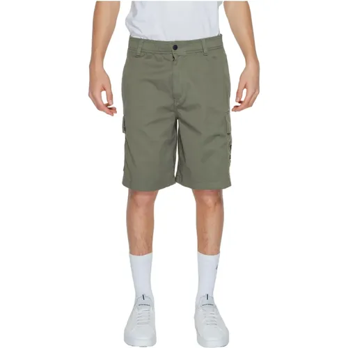 Herren Bermuda Shorts Frühling/Sommer Kollektion , Herren, Größe: M - Calvin Klein Jeans - Modalova