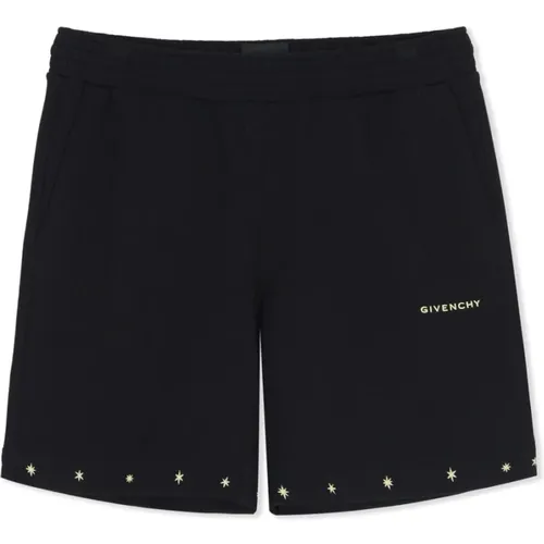 Branded Cotton Shorts in , male, Sizes: M, L - Givenchy - Modalova