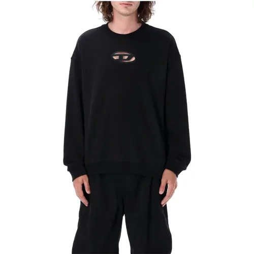 Knitwear Crew-Neck Sweatshirt Aw24 , male, Sizes: S, M, L - Diesel - Modalova