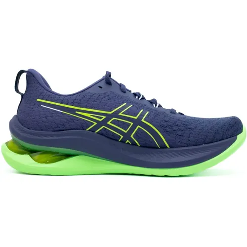 Gel-Kinsei Laufschuhe Thunderblue/Electric Lime , Herren, Größe: 42 1/2 EU - ASICS - Modalova