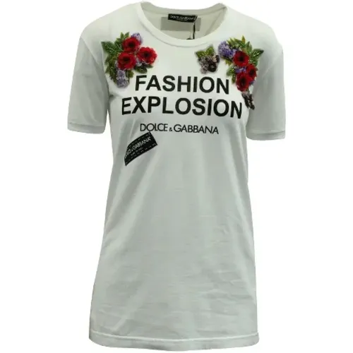 Cotton tops , female, Sizes: 2XS - Dolce & Gabbana - Modalova
