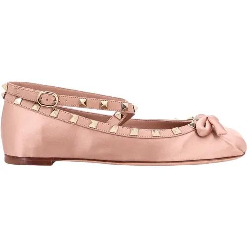 Ballerina Shoes with Ankle Strap , female, Sizes: 3 UK, 7 UK, 4 1/2 UK, 5 UK, 5 1/2 UK, 3 1/2 UK, 6 UK, 4 UK - Valentino Garavani - Modalova
