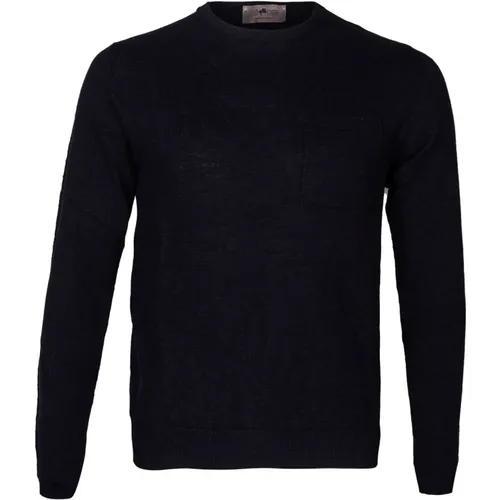 Slim Fit Herren Pullover Langarm , Herren, Größe: XL - Irish Crone - Modalova