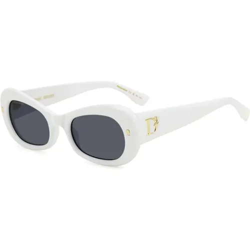 Frame Grey Lens Sunglasses , female, Sizes: 52 MM - Dsquared2 - Modalova