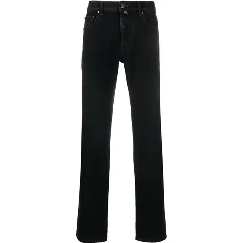 Slim Fit Straight Jeans , male, Sizes: W33, W35, W34 - Jacob Cohën - Modalova