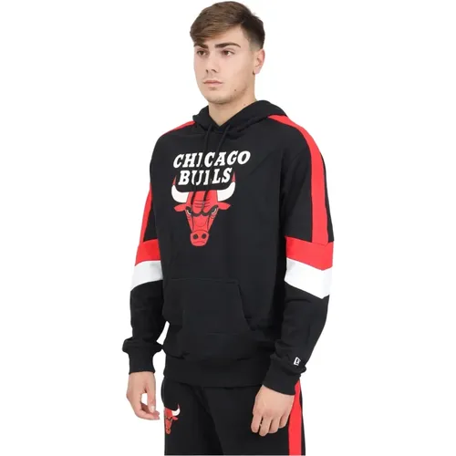 Chicago Bulls Colour Block Hoodie , Herren, Größe: XS - new era - Modalova