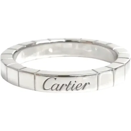 Pre-owned White Gold rings , female, Sizes: ONE SIZE - Cartier Vintage - Modalova