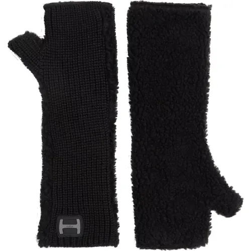 Women`s Knit/Fleece Gloves , unisex, Sizes: ONE SIZE - Hogan - Modalova