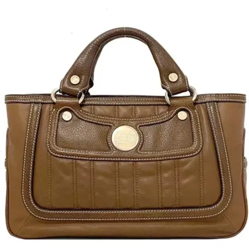 Pre-owned Leather celine-bags , female, Sizes: ONE SIZE - Celine Vintage - Modalova