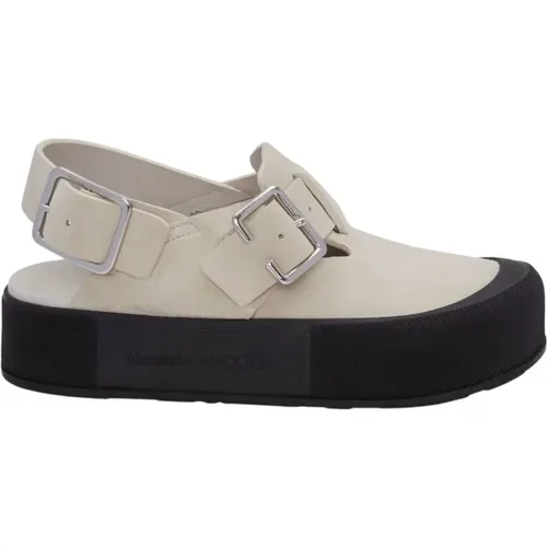 Flat Sandals for Men , male, Sizes: 7 UK, 6 UK, 9 UK, 10 UK - alexander mcqueen - Modalova