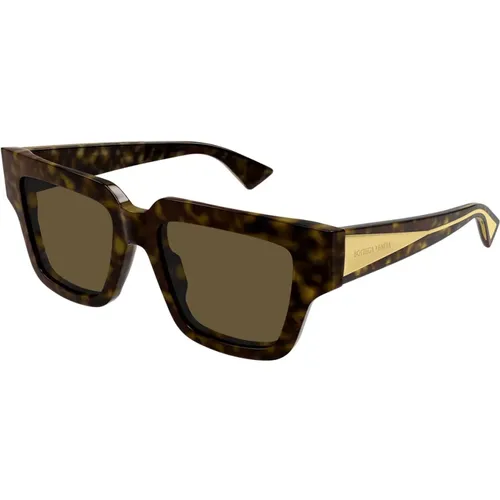 Rechteckige Oversize Sonnenbrille Bv1276S 002,Stylische Sonnenbrille Bv1276S - Bottega Veneta - Modalova