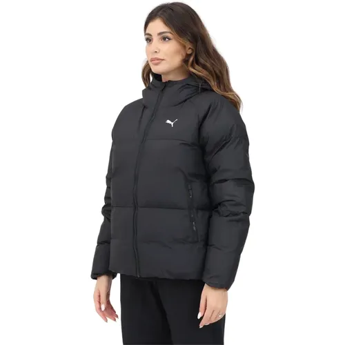 Schwarze Steppjacke Damen Winter , Damen, Größe: M - Puma - Modalova