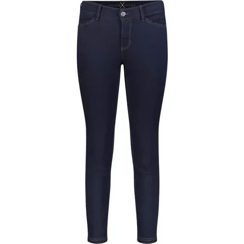 Skinny Cropped Jeans 5471/90 0355L Dark Navy , Damen, Größe: XL - MAC - Modalova