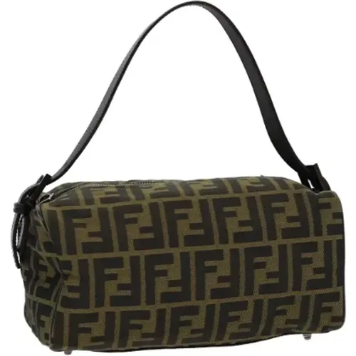 Pre-owned Canvas handbags , female, Sizes: ONE SIZE - Fendi Vintage - Modalova