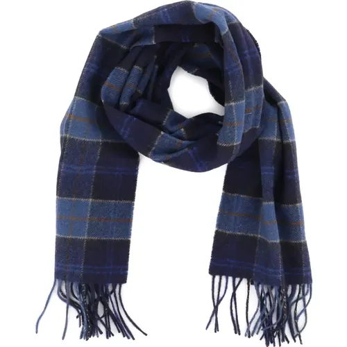 Checked Lambswool Scarf , male, Sizes: ONE SIZE - Barbour - Modalova